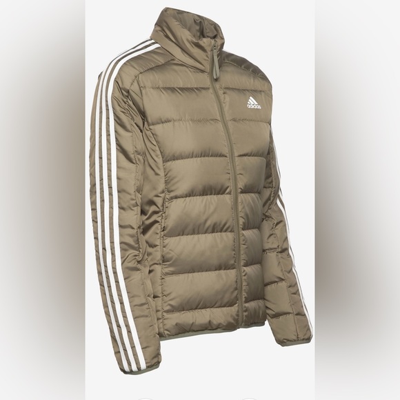 Women's adidas Sportswear Essentials 3-Stripes Light Down Jacket - Picture 7 of 7